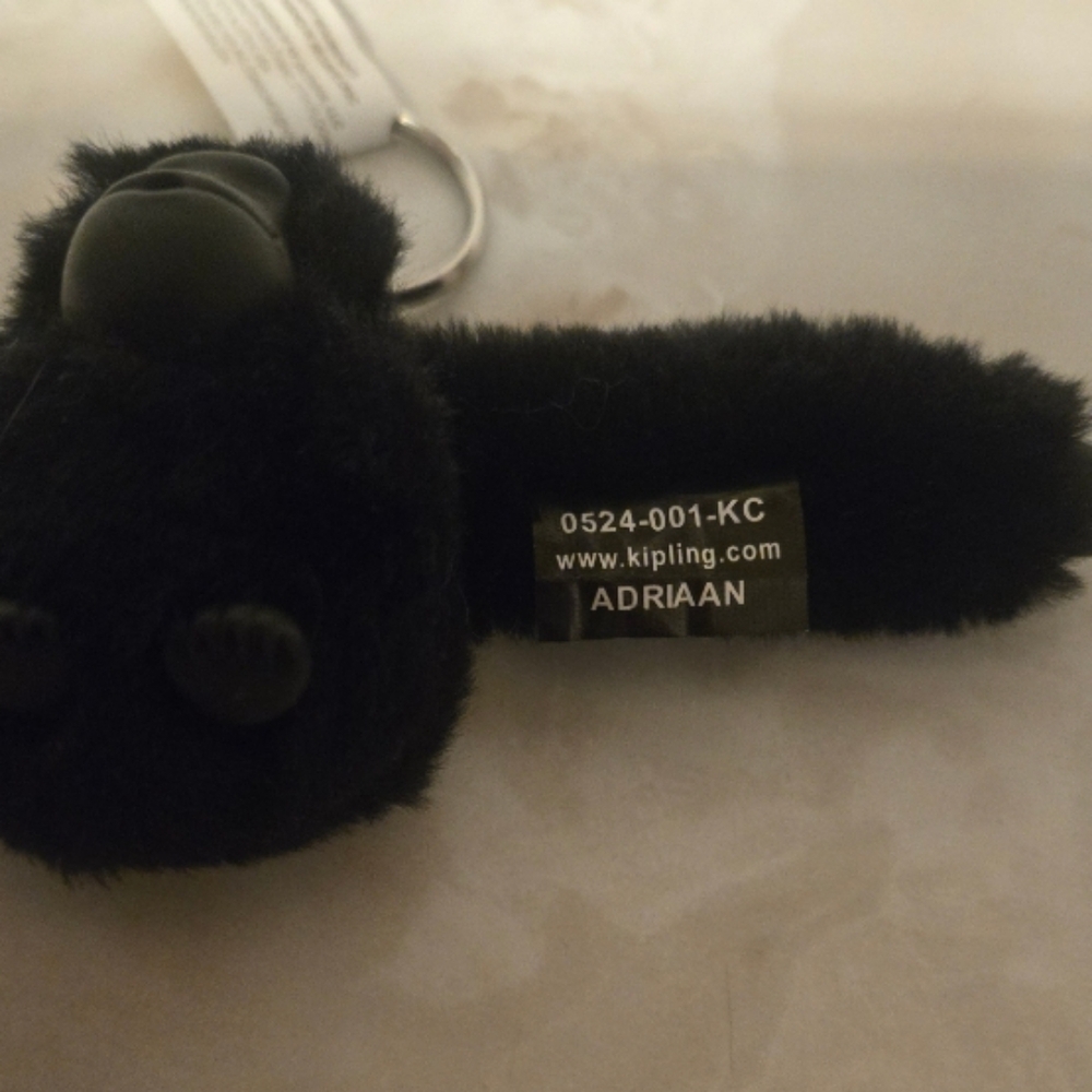 Kipling Plush Black Gorilla Keychain - Picture 5 of 9